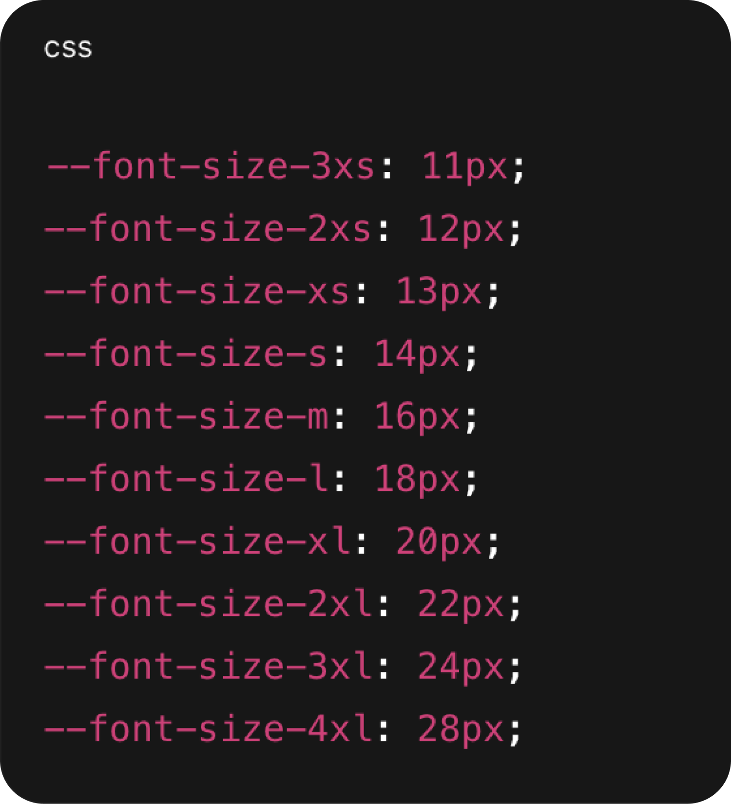 Global CSS setup 1