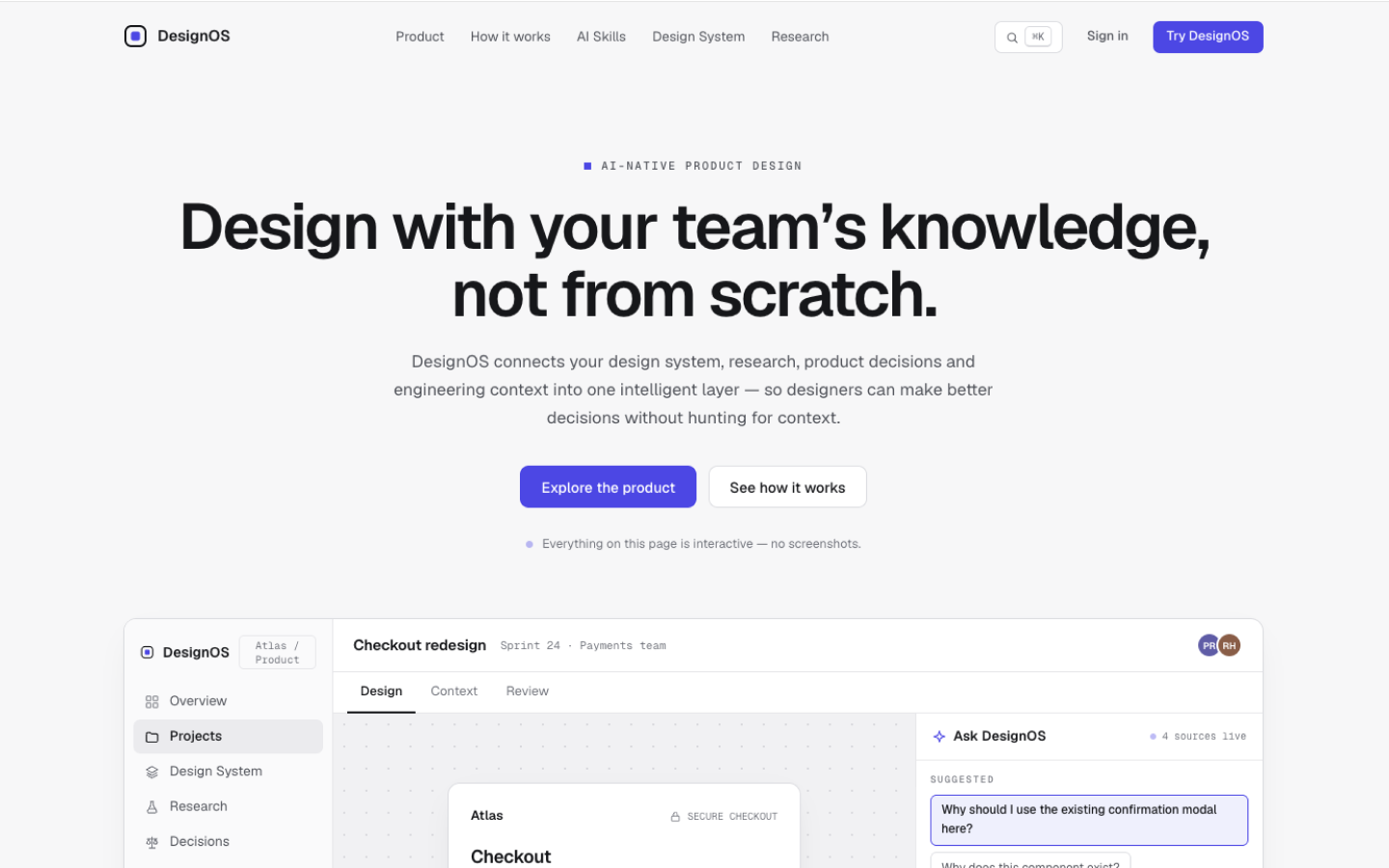 DesignOS overview
